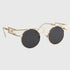 Women Sunglasses - Metal Frame Steampunk Designer Round Eyeglasses RG211 - Flickdeal.co.nz