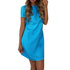 Summer Womens Dress Backless Solid Bodycon Short Sleeve Dress Ladies Party Evening Mini Dress Femininas - Flickdeal.co.nz