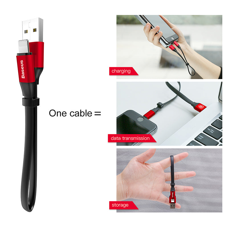 Portable USB Cable For iPhone 7 6 6s Plus 5 5s se 2A Fast Data Sync Charging Wire Cord For iPhone Charger Cable - Flickdeal.co.nz