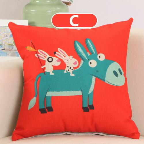Cushion Covers - Dog Zebra Donkey Pattern Cushion Cover 40329 - Flickdeal.co.nz