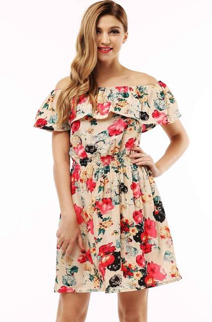 New Spring Summer Floral Print Dress for women -10 Designs - Flickdeal.co.nz