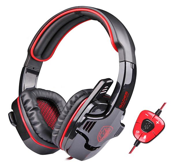 Gaming Headphone Virtual Surround Sound USB PC Stereo Game Headset With External USB Sound Card & Microphone - Flickdeal.co.nz