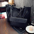 Designer Bag - Soft PU Leather Women Hand Bag Set - 6 Colours - Flickdeal.co.nz