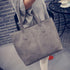 Women Handbag brief shoulder bags gray / black large capacity luxury handbags - Flickdeal.co.nz
