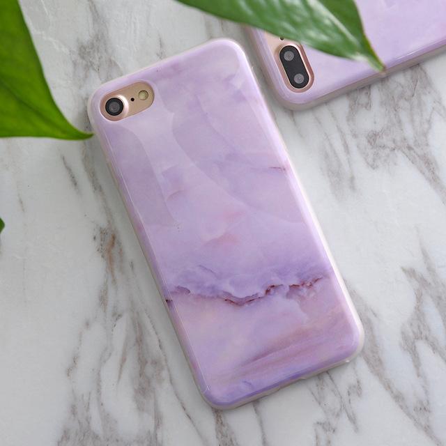 Marble stone Phone Case for iphone - Flower Granite Scrub Marble Stone image Painted Silicone Phone Case - Flickdeal.co.nz