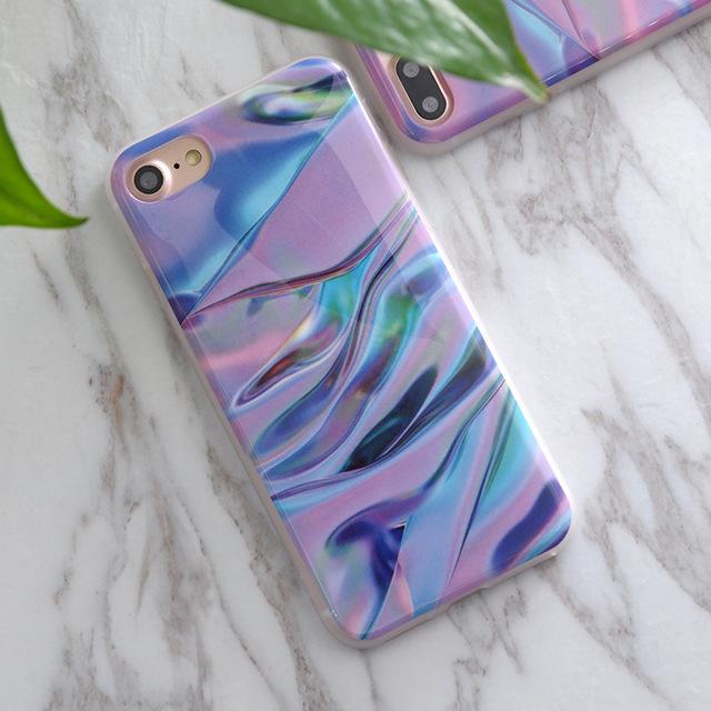 Marble stone Phone Case for iphone - Flower Granite Scrub Marble Stone image Painted Silicone Phone Case - Flickdeal.co.nz