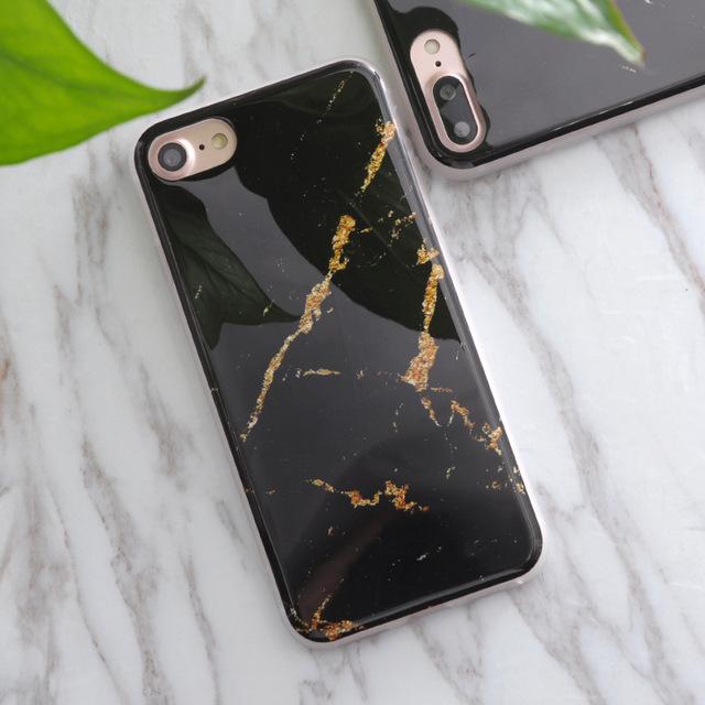 Marble stone Phone Case for iphone - Flower Granite Scrub Marble Stone image Painted Silicone Phone Case - Flickdeal.co.nz
