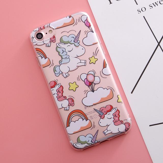 Case For iphone 7 7plus 6 6s 6plus 5 5s Fruit Flower Plants Cactus Pattern Silicone Phone Case - Flickdeal.co.nz