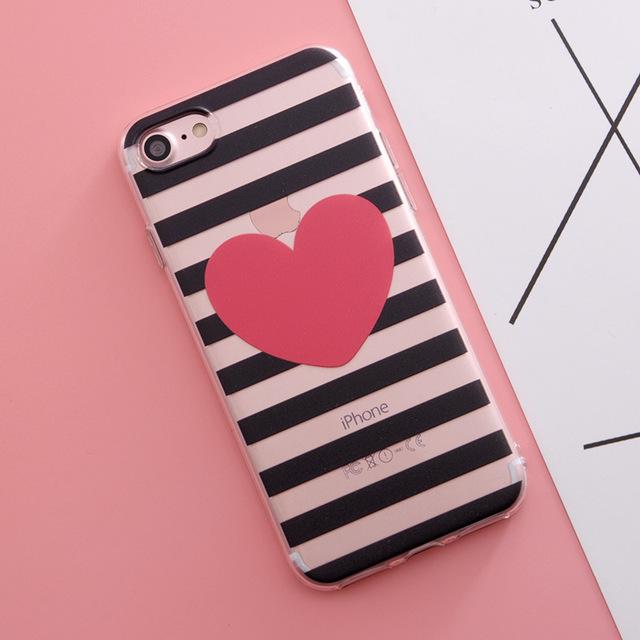 Case For iphone 7 7plus 6 6s 6plus 5 5s Fruit Flower Plants Cactus Pattern Silicone Phone Case - Flickdeal.co.nz