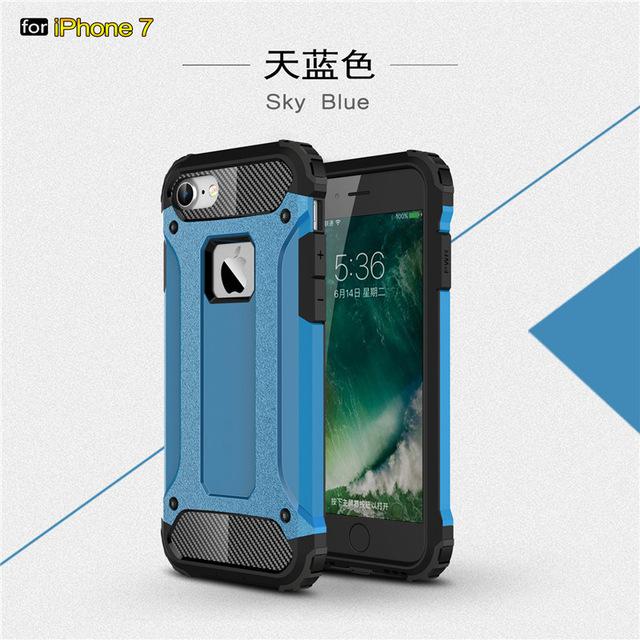 Phone Cases for iphone 7 7 Plus Armor Stand Hard Rugged Impact Cover for iphone 6 Cases 6s Plus SE Case - Flickdeal.co.nz