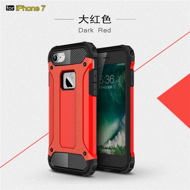 Phone Cases for iphone 7 7 Plus Armor Stand Hard Rugged Impact Cover for iphone 6 Cases 6s Plus SE Case - Flickdeal.co.nz