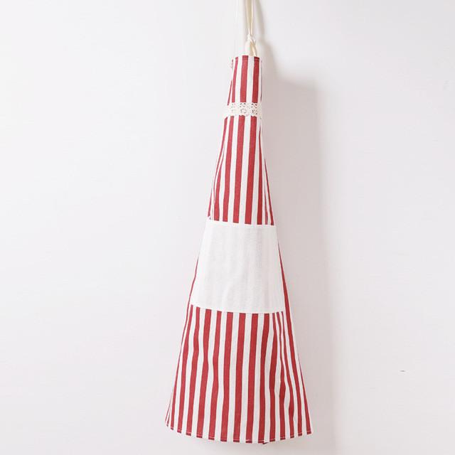 Red Blue Striped Kitchen Apron 46027 - Flickdeal.co.nz