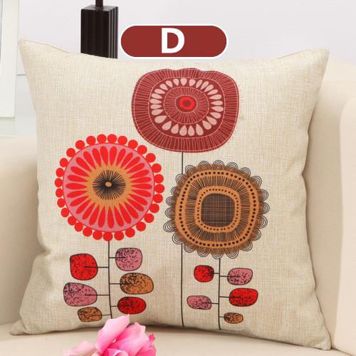 Cushion Covers - Flower Pattern Cushion Cover 40107 - Flickdeal.co.nz