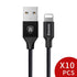 10pcs/lot USB Cable For iPhone 7 6 6s Plus 5 5s SE iPad Fast Data Sync Charging Charger Mobile Phone Cables - Flickdeal.co.nz