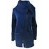Winter Coat - Knitted Zipper Cotton blend Coat Turtleneck Pockets Long Slim Down Parka Hoodies Parkas #3 - Flickdeal.co.nz