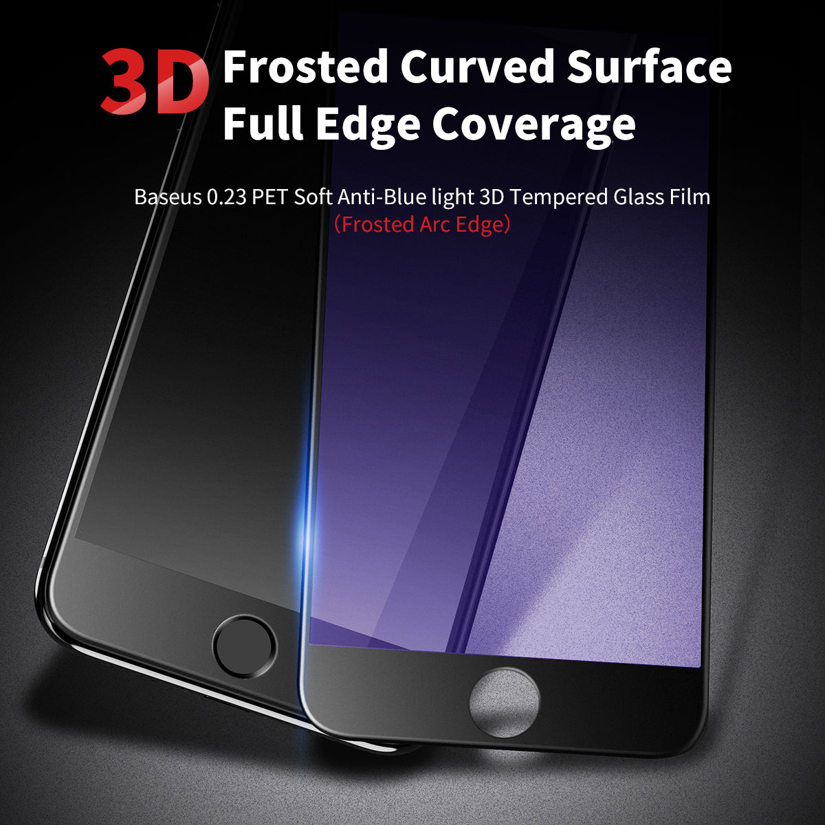 Premium Screen Protector Tempered Glass For iPhone 8 7 3D Frosted Protection Full Cover Glass Film For iPhone 8 7 Plus - Flickdeal.co.nz