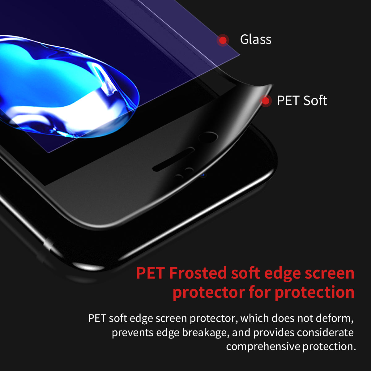 Premium Screen Protector Tempered Glass For iPhone 8 7 3D Frosted Protection Full Cover Glass Film For iPhone 8 7 Plus - Flickdeal.co.nz
