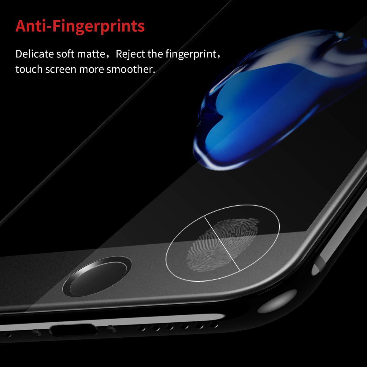 Premium Screen Protector Tempered Glass For iPhone 8 7 3D Frosted Protection Full Cover Glass Film For iPhone 8 7 Plus - Flickdeal.co.nz