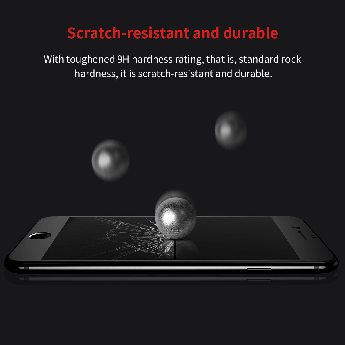 Premium Screen Protector Tempered Glass For iPhone 8 7 3D Frosted Protection Full Cover Glass Film For iPhone 8 7 Plus - Flickdeal.co.nz