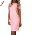 Summer Womens Dress Backless Solid Bodycon Short Sleeve Dress Ladies Party Evening Mini Dress Femininas - Flickdeal.co.nz