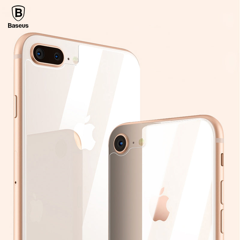 Back Screen Protector 0.3MM For iPhone 8 Rear Tempered Glass For iPhone 8 Plus Reverse Protective Toughened Glass Film - Flickdeal.co.nz
