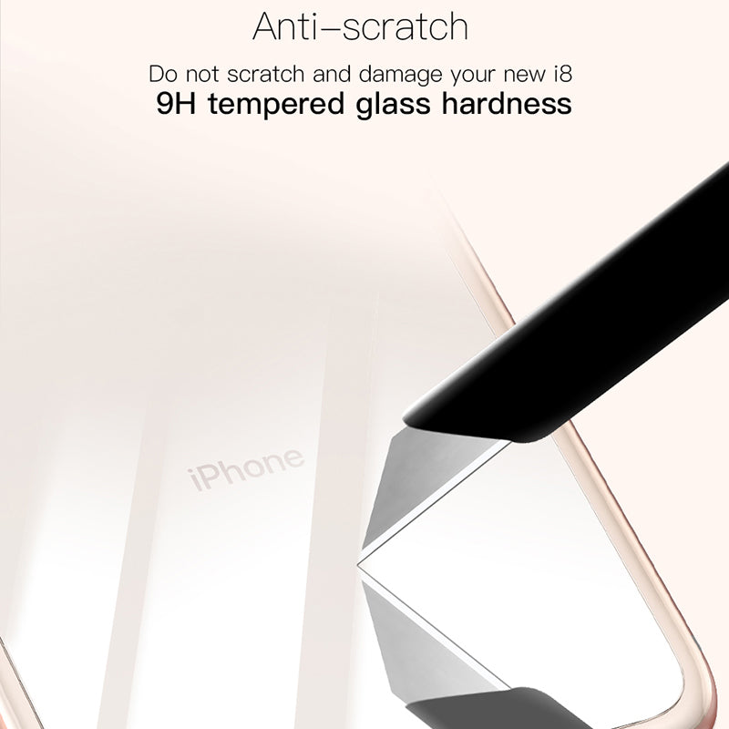 Back Screen Protector 0.3MM For iPhone 8 Rear Tempered Glass For iPhone 8 Plus Reverse Protective Toughened Glass Film - Flickdeal.co.nz