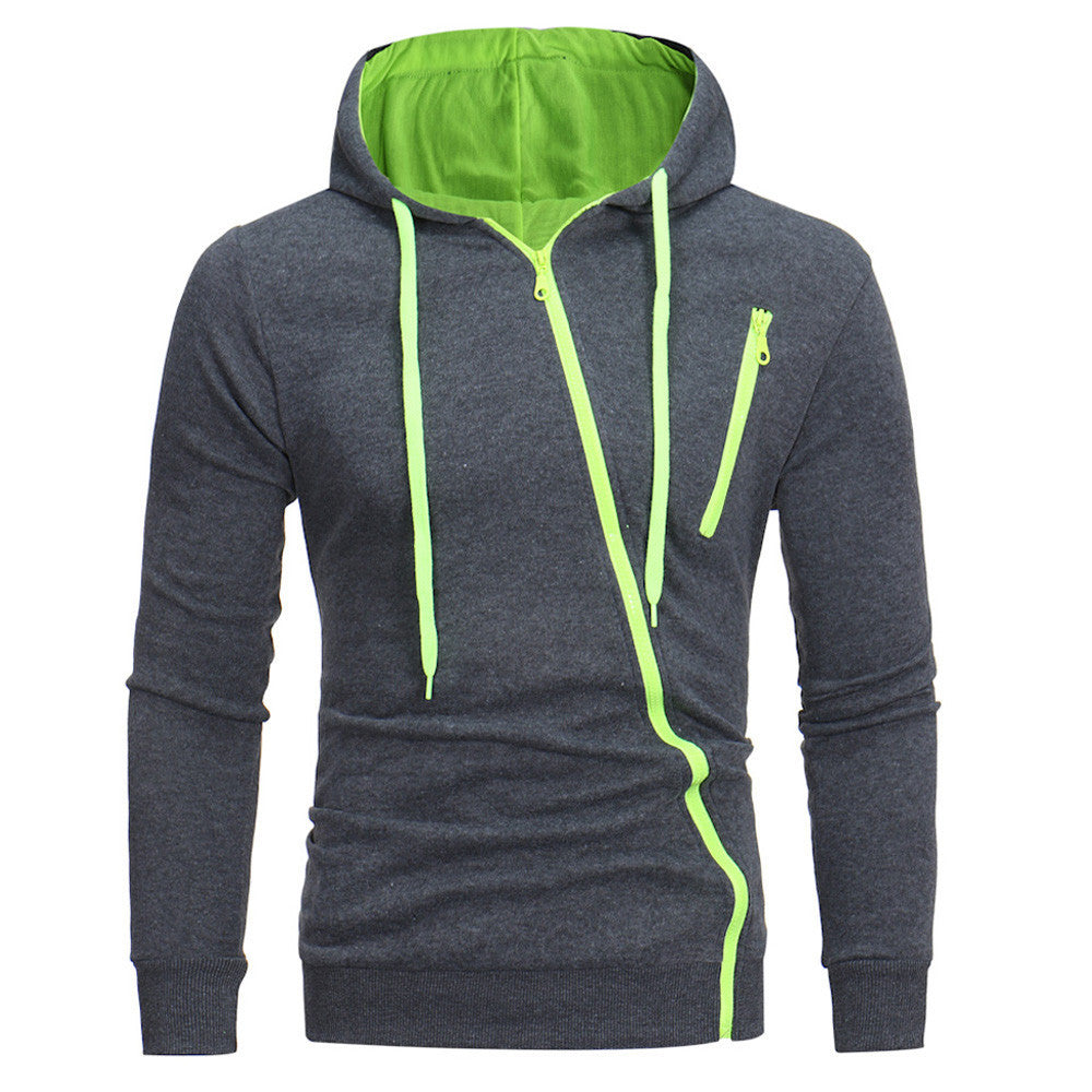 Mens' Long Sleeve Hoodie Hooded Sweatshirt Tops Jacket Coat Outwear - Flickdeal.co.nz