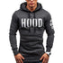 Men Winter Slim Hoodie Warm Pullover Sweatshirt Hooded Coat Outwear Tops - Flickdeal.co.nz