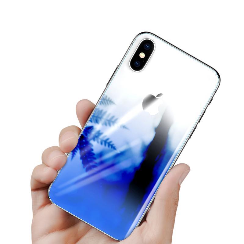 Back Screen Protector Tempered Glass For iPhone 10 Ultra Thin Gradient Anti Scratch Rear Toughened Glass Film For iPhoneX - Flickdeal.co.nz