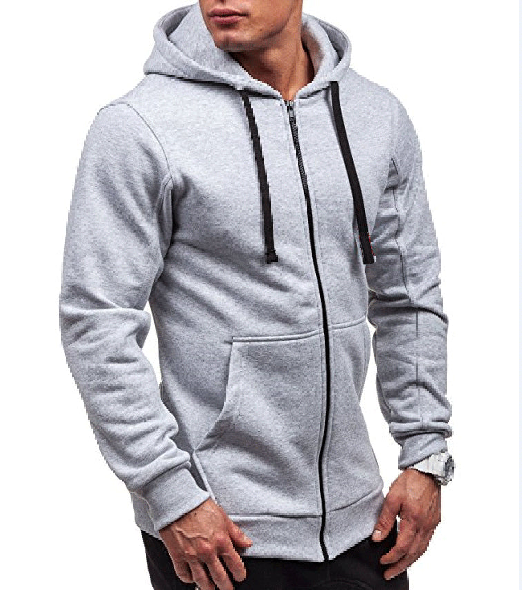 New Fashion Hooded Sweatshirts Fleece Hoodies with Zipper - Flickdeal.co.nz