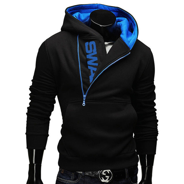 New Fashion Zipper Hoodies for Men Slim Pullover Tracksuit for Men - Flickdeal.co.nz