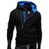 New Fashion Zipper Hoodies for Men Slim Pullover Tracksuit for Men - Flickdeal.co.nz