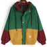Women Long Sleeve Corduroy Patchwork Oversize Jacket Windbreaker Coat Overcoat - Flickdeal.co.nz