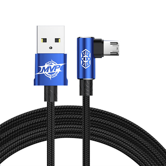 Reversible Micro USB Cable 2A Fast Charging Data sync Microusb Cable For Samsung Xiaomi Huawei Tablet Android Chargers - Flickdeal.co.nz