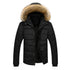 Men Outdoor Warm Winter Thick Jacket Plus Fur Hooded Coat Jacket - Flickdeal.co.nz