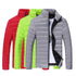 Boys Men Warm Stand Collar Slim Winter Zip Coat Outwear Jacket - Flickdeal.co.nz