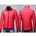 Boys Men Warm Stand Collar Slim Winter Zip Coat Outwear Jacket - Flickdeal.co.nz