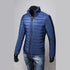 Men Cotton Stand Zipper Warm Winter Thick Coat Jacket A510 - Flickdeal.co.nz