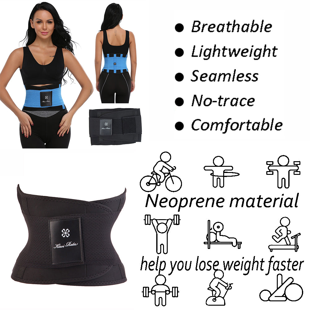 Shapewear Belt Corset Fitness Trimmer Slimming Wrap Neoprene Waist Body Shaper for Women - Flickdeal.co.nz
