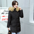 New Fashion hooded slim long cotton padded jacket for women GT67