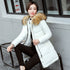 New Fashion hooded slim long cotton padded jacket for women GT67