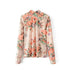 New Fashion Women top - half turtleneck long sleeved top RT609