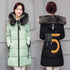 NEW FASHION jacket - big fur collar personality 5 letters long slim size thick jacket