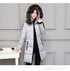 NEW FASHION jacket - big fur collar personality 5 letters long slim size thick jacket