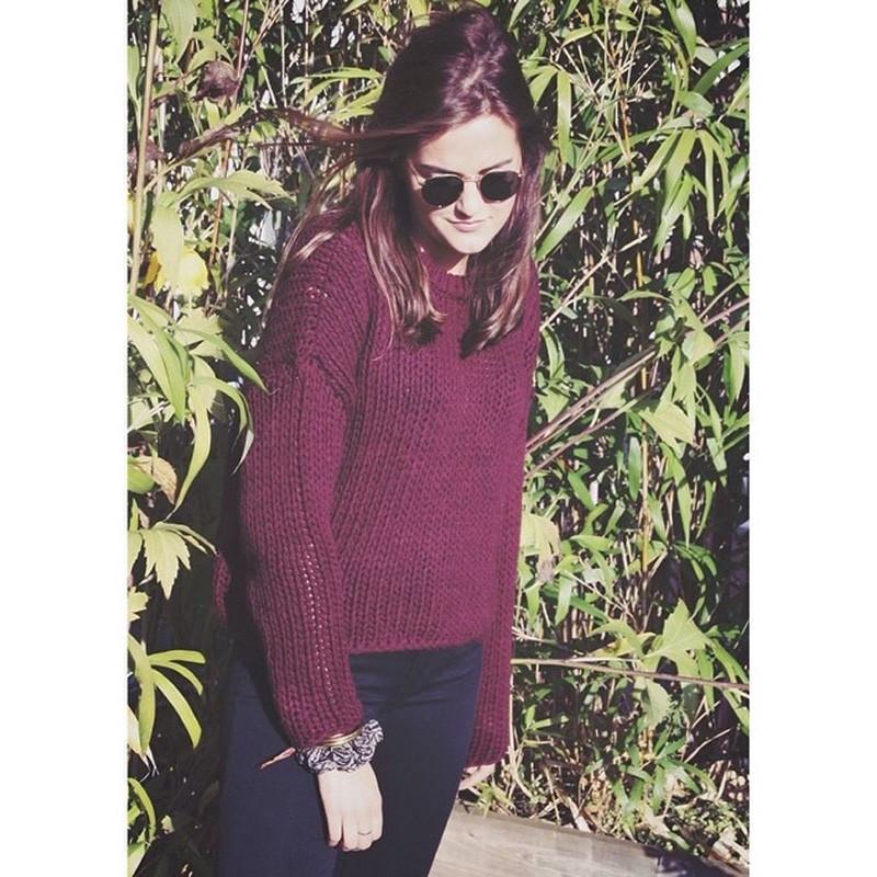 Pullover Sweater for Women - Korean Style Long Sleeve Crop Knitted jumper - Flickdeal.co.nz