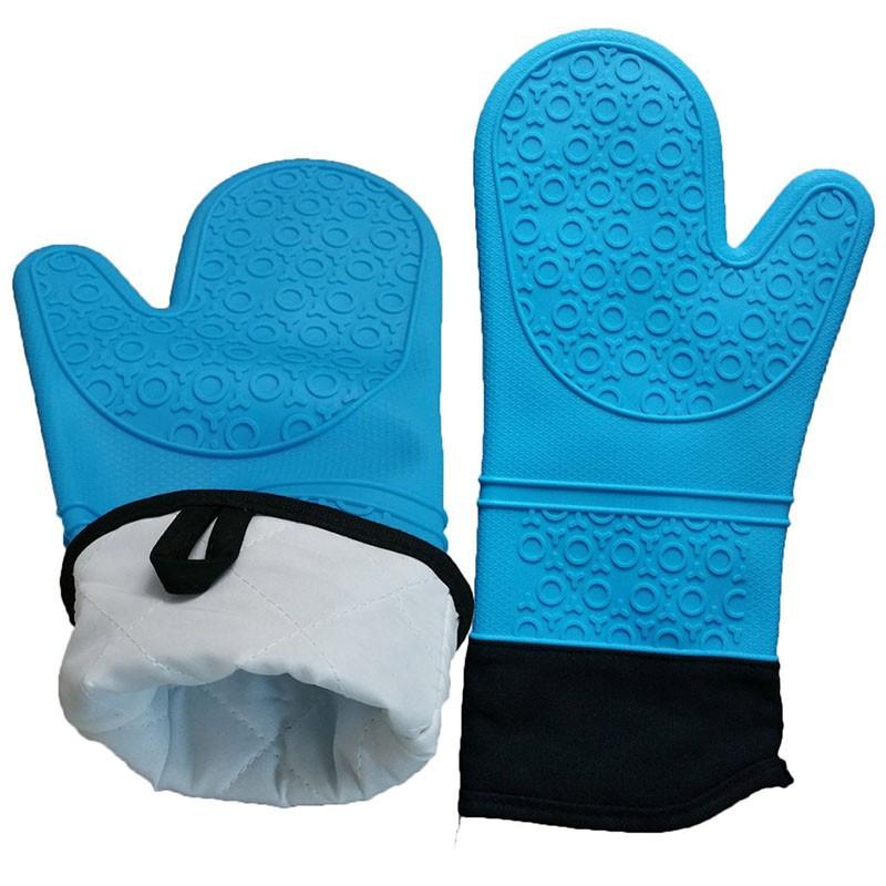Silicone Oven Glove with Quilted Cotton Liner - Flickdeal.co.nz