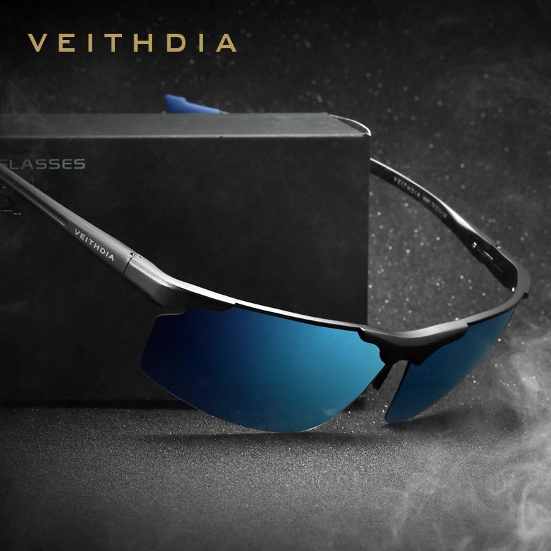 Men's Sunglasses Polarized Sports Blue Coating Mirror Driving Sun Glasses - Flickdeal.co.nz