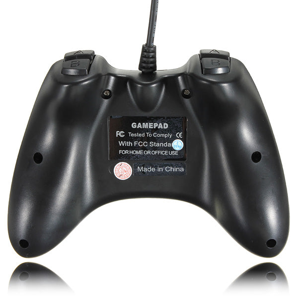 Dual Shock Wired USB Game Controller Joypad for PC