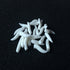 ZANLURE 25 Pcs 16MM Soft Silicone Noctilucent Fishing Lure Worms Grub with Taste