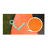 6Ft Trampoline Replacement Safety Spring Pad Round Cover Orange
